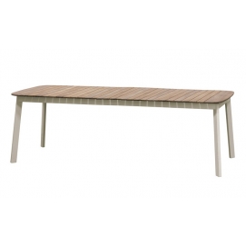 Shine extensible table teak 180