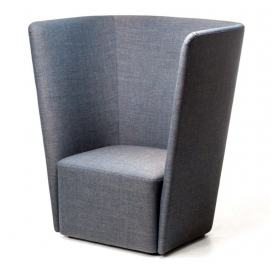 Velour armchair