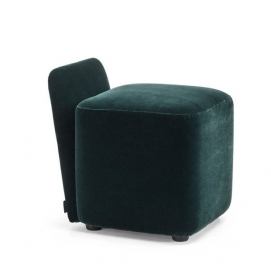 Velour ottoman